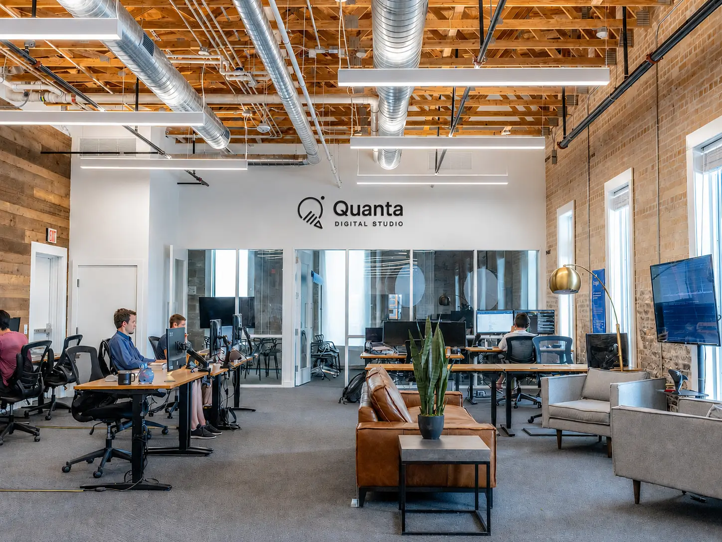 Inside the Quanta Digital Studio office